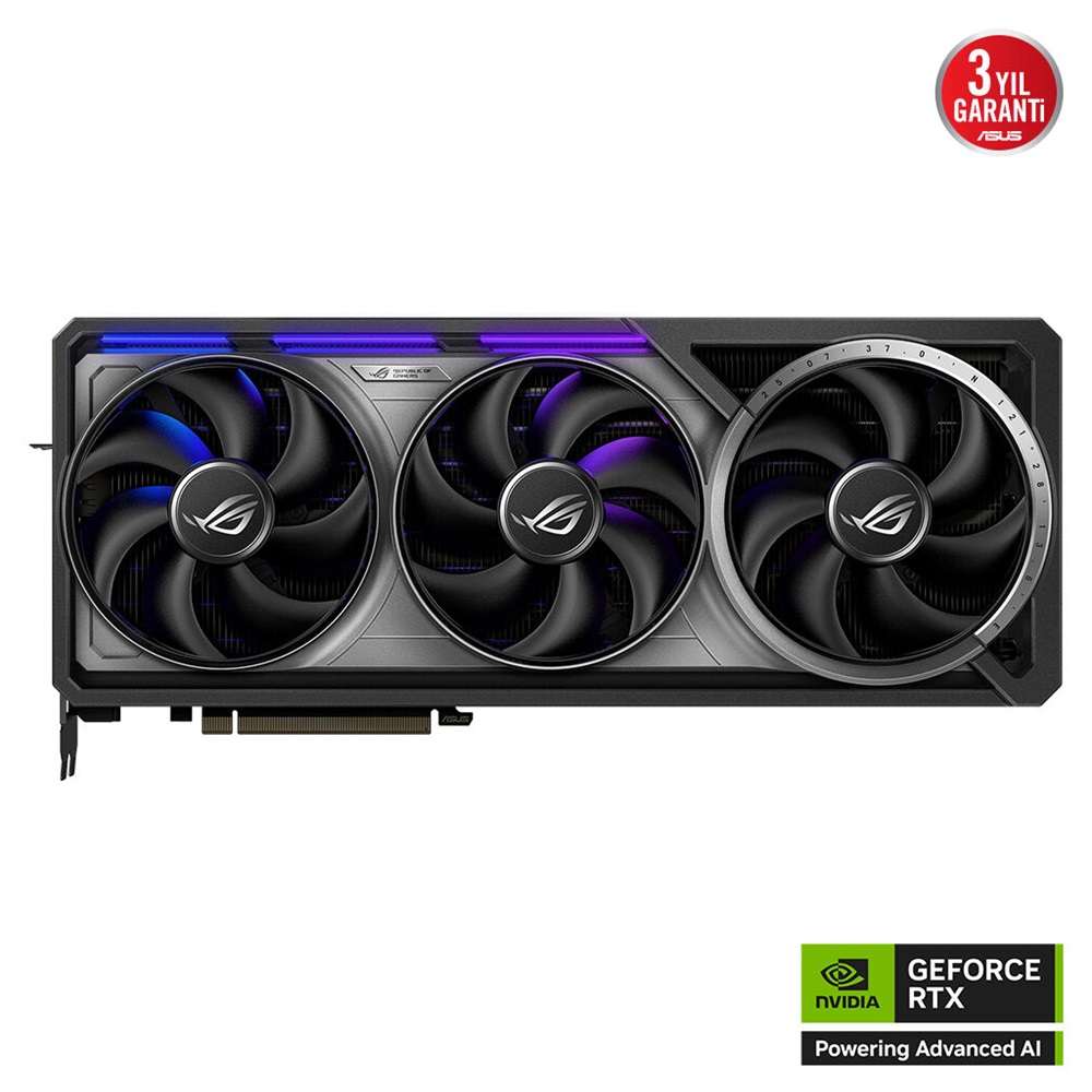 ASUS ROG-ASTRAL-RTX5080-O16G-GAMING, 16Gb, 256Bit, GDDR7, 2xHDMI, 3xDP GAMING Ekran Kartı