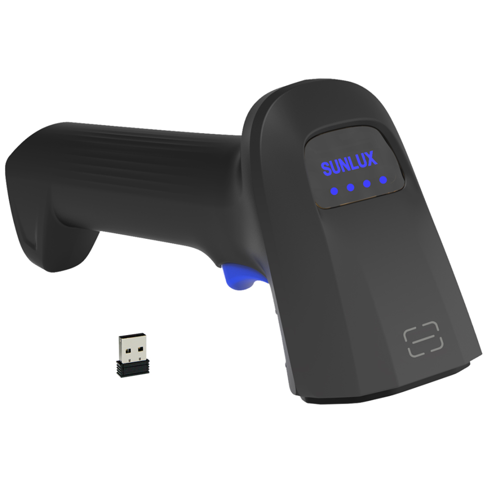SUNLUX RW10, EL Tipi, Cmos, Kablosuz, Wi-Fi, Bluetooth, USB Bağlantı (Dongle), 2D Karekod, Barkod Okuyucu