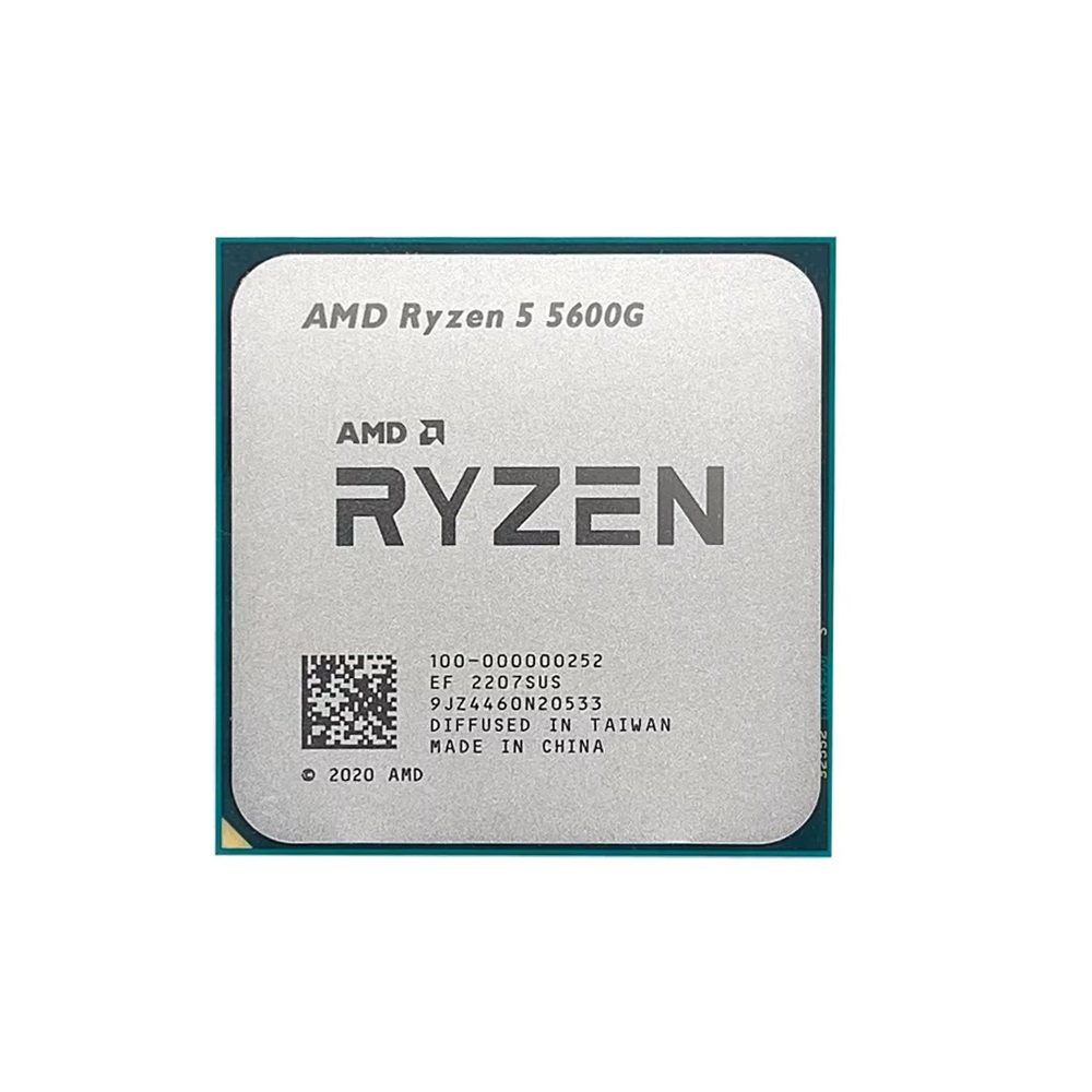 AMD RYZEN 5 5600G 6 Core, 3,90-4.40GHz,19Mb Cache, 45-65W, Radeon Grafikleri, AM4, TRAY, (Dahili Grafik VAR, Fan YOK)