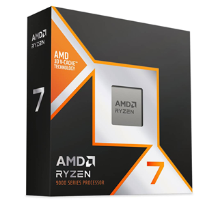 AMD RYZEN 7 9850X3D 8 Core, 4,70-5.60GHz, 104Mb Cache, 120W, AM5 Soket, BOX, (Dahili Grafik VAR, Fan YOK)
