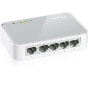 TP-LINK TL-SF1005D, 5 Port, MegaBit, Yönetilemez, Masaüstü Switch