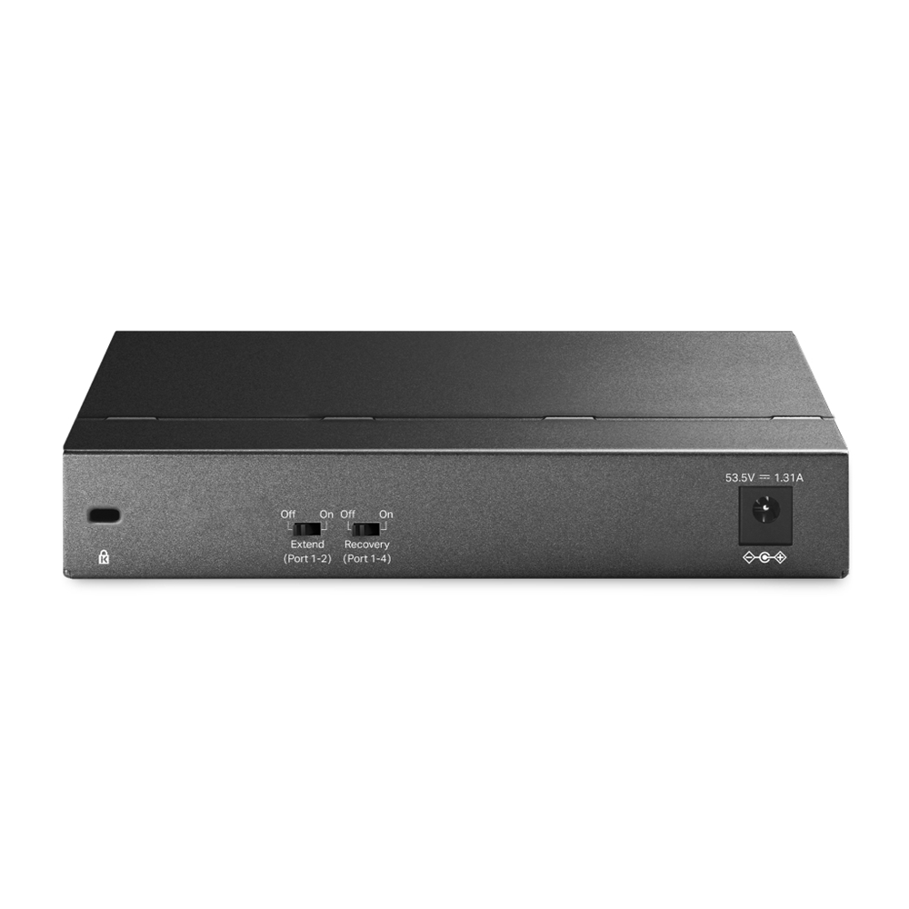 TP-LINK TL-SG1006PP, 6 Port, GigaBit, 4 Port PoE 64W, Yönetilemez, Metal Kasa, Masaüstü Switch