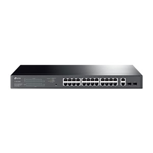 TP-LINK SG1428PE, 28 Port, Gigabit, PoE+ 250W, 2 Port Gigabit SFP, Rackmount, Yönetilebilir, Switch