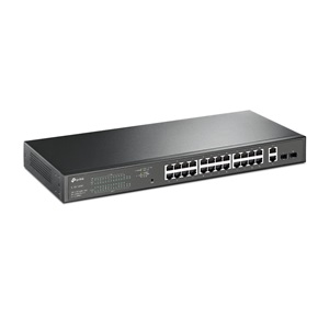 TP-LINK SG1428PE, 28 Port, Gigabit, PoE+ 250W, 2 Port Gigabit SFP, Rackmount, Yönetilebilir, Switch