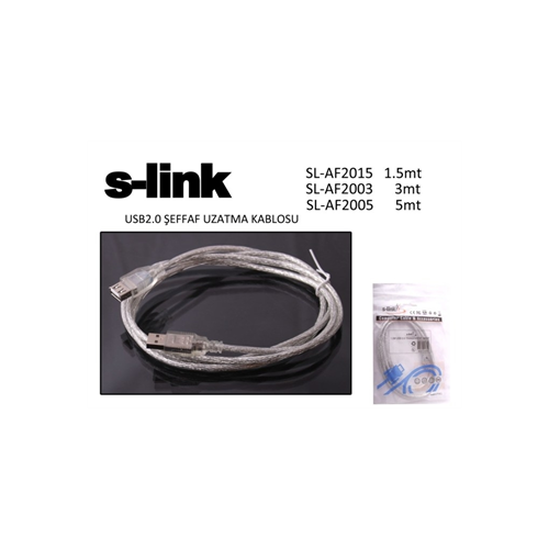 S-LINK SL-AF2003 USB Uzatma Kablosu 3Metre