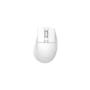 PHILIPS SPK7528W, SESSİZ, Beyaz, USB Nano 2,4Gh ve Bluetooth Kablosuz, 1600dpi, Optic, 3 Tuşlu Ergonamik Mouse