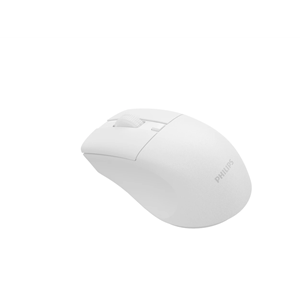 PHILIPS SPK7528W, SESSİZ, Beyaz, USB Nano 2,4Gh ve Bluetooth Kablosuz, 1600dpi, Optic, 3 Tuşlu Ergonamik Mouse