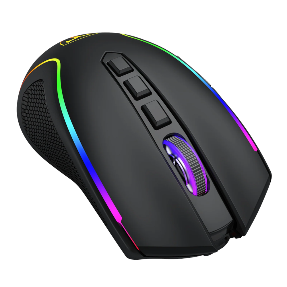 T-DAGGER T-TGM209-WL, Darkangel Wireless, Programlanabilir RGB Backlight, 8 Buton, USB Kablolu, WiFi 2.4Ghz, Bluetooth, 12.80DPI, Gaming Mouse