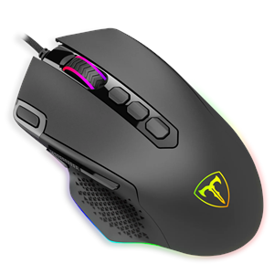 T-DAGGER T-TGM305-A, Bettle Air, RGB Backlight, 10 Programlanabilir Buton, USB Kablolu, 8.00DPI, Gaming Mouse