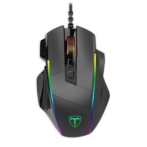 T-DAGGER T-TGM307-A, Roadmaster Air, RGB Backlight, 8 Programlanabilir Buton, USB Kablolu, 8.00DPI, Gaming Mouse