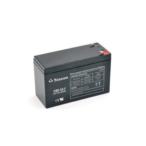 TESCOM Combatt, CBL12-7, 12V 7Ah, Bakımsız, Kuru Akü. UPS için Uygundur. (100012589)