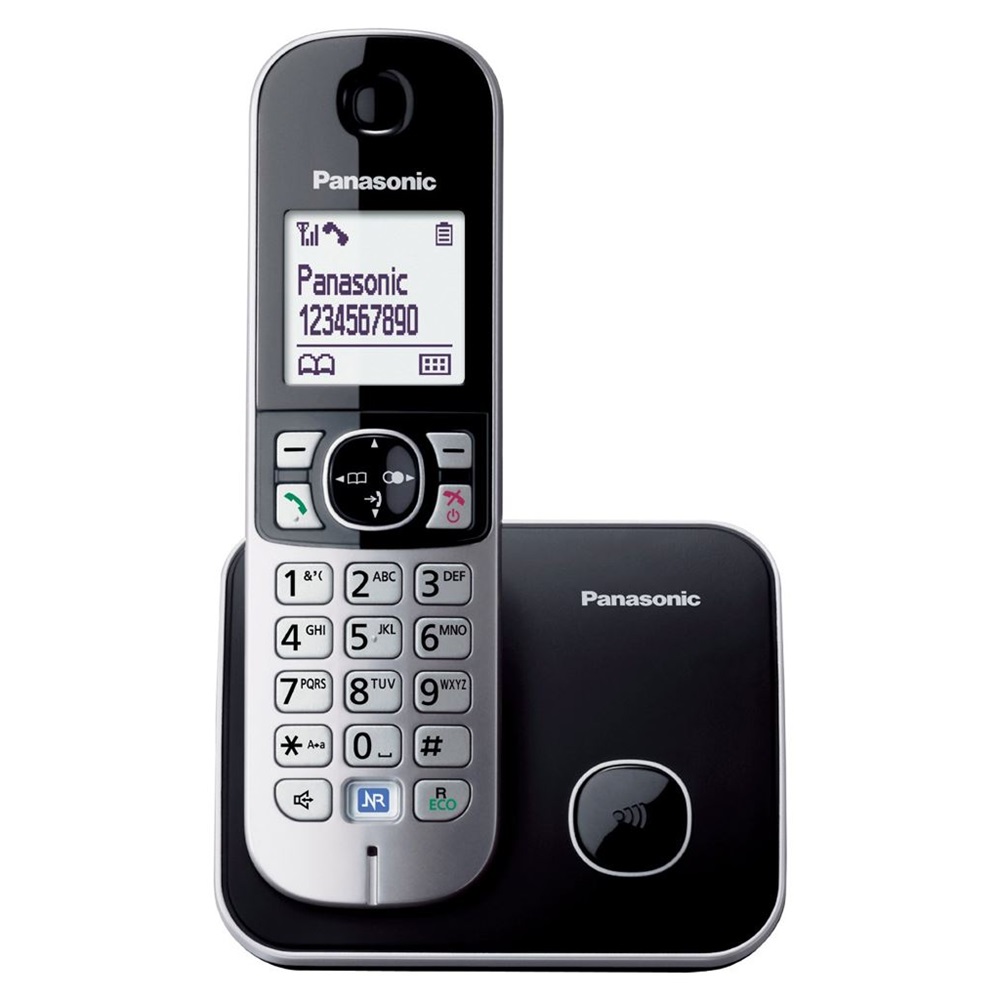 PANASONIC KX-TG6811 TELSİZ TELEFON (Gri) 18 Saat Konuşma, 170 Saat Bekleme, 120 Kişilik Rehber