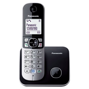 PANASONIC KX-TG6811 TELSİZ TELEFON (Gri) 18 Saat Konuşma, 170 Saat Bekleme, 120 Kişilik Rehber