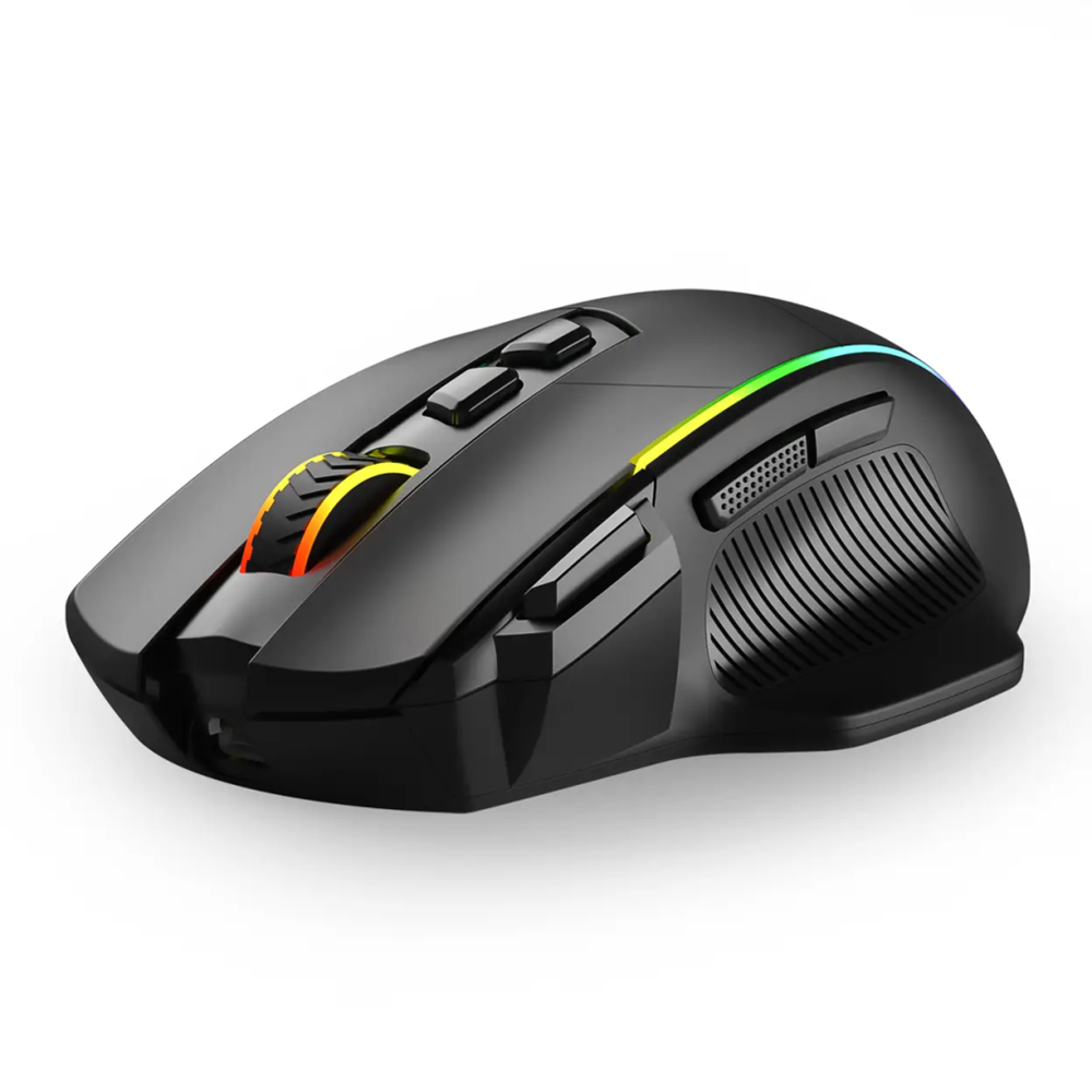 T-DAGGER TM330, Roadmaster Wireless, Programlanabilir RGB Backlight, 8 Buton, USB Kablolu, WiFi 2.4Ghz, Bluetooth, 16.00DPI, Gaming Mouse