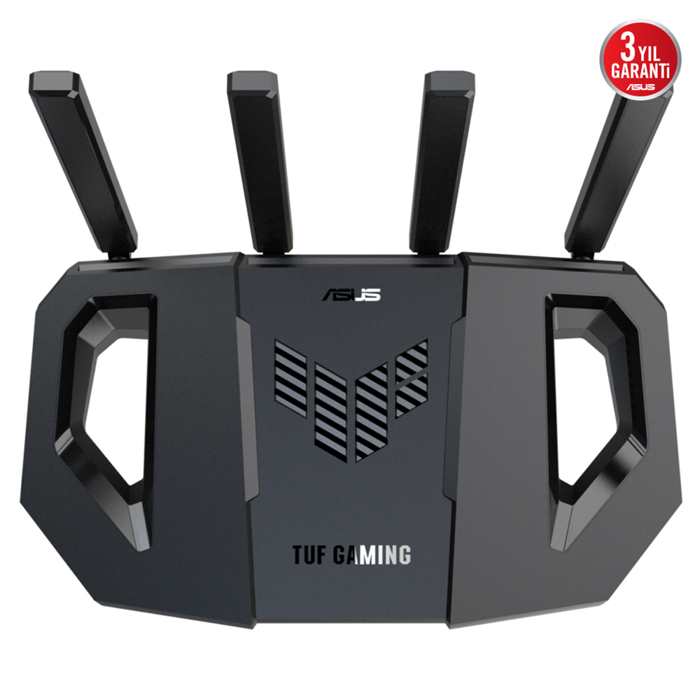 ASUS TUF-BE3600, BE3600, 4 Port, 3600Mbps, Dual Band, WİFİ 7, AiMesh, AiProtection Pro, GAMING Extendable Router