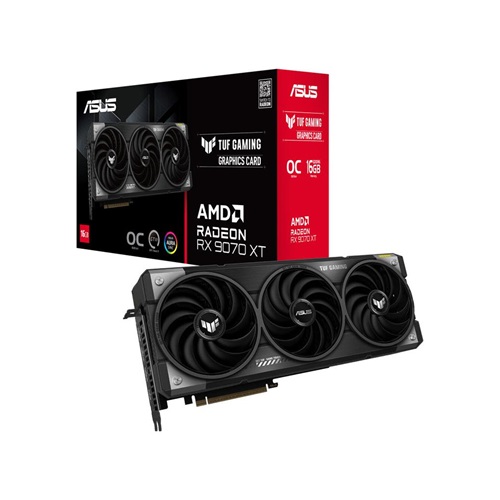 ASUS TUF-RX9070XT-O16G-GAMING, 16Gb, 256Bit, GDDR6, 1xHDMI, 3xDP, GAMING Ekran Kartı