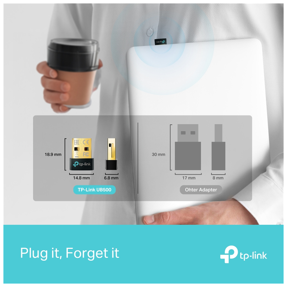 TP-LINK UB500 Bluetooth 5.4 Nano USB Adaptör