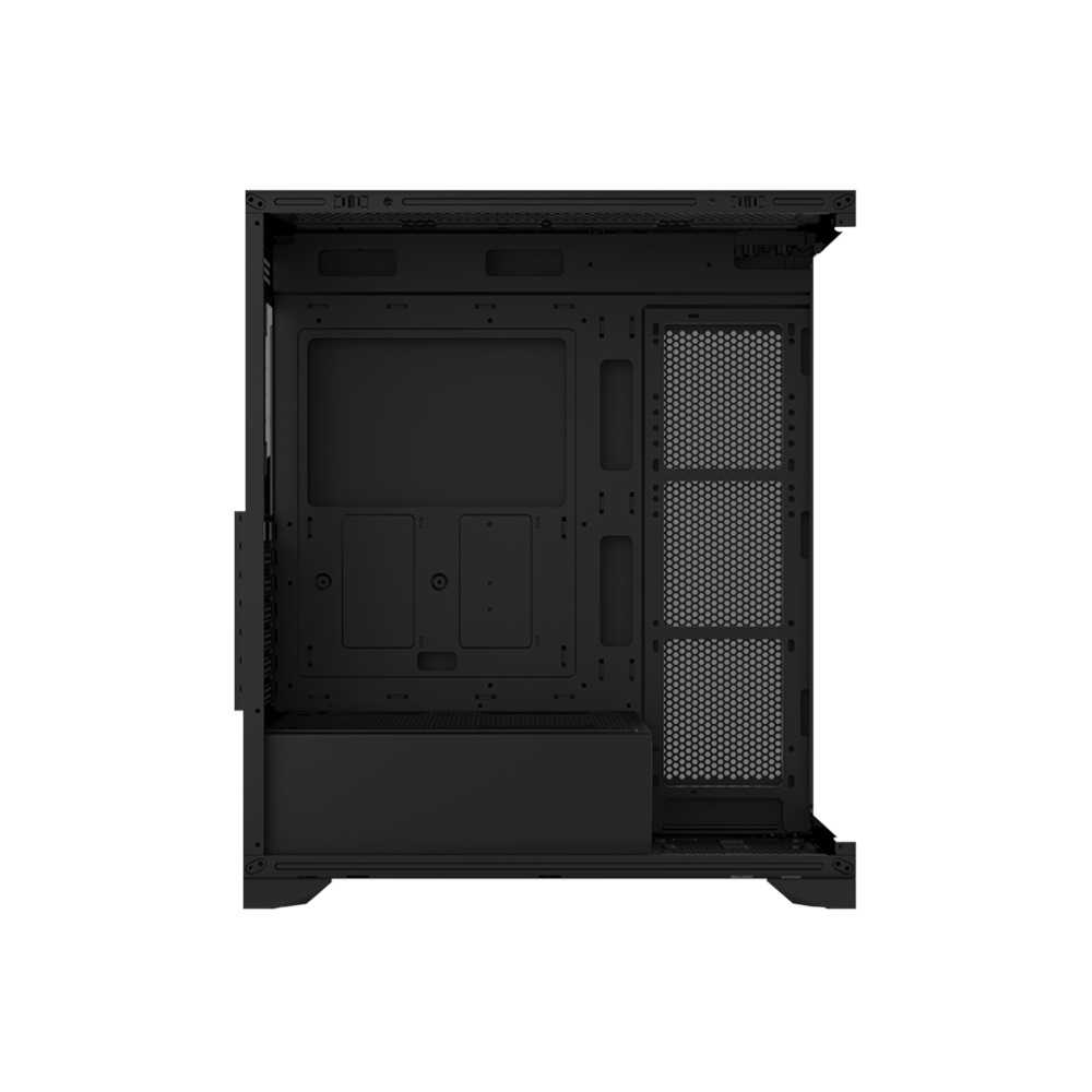 VENTO VG4202FL Mid Tower, 750W 80+ Siyah, Temperli Cam, RGB, ATX GAMING KASA
