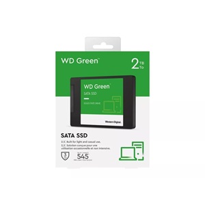 WD Green, WDS200T2G0A,2TB, 545/465, 3D NAND, 2,5" SATA, SSD