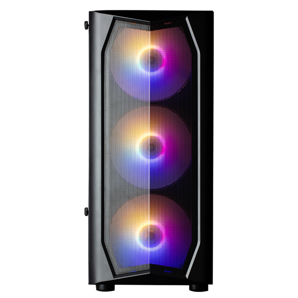 ZALMAN N4 Rev.1, MegaMax, 600W 80+ Bronz, Mesh Panel, Tempered Glass, 3x120mm+3x140mm RGB Fan, ATX GAMING KASA